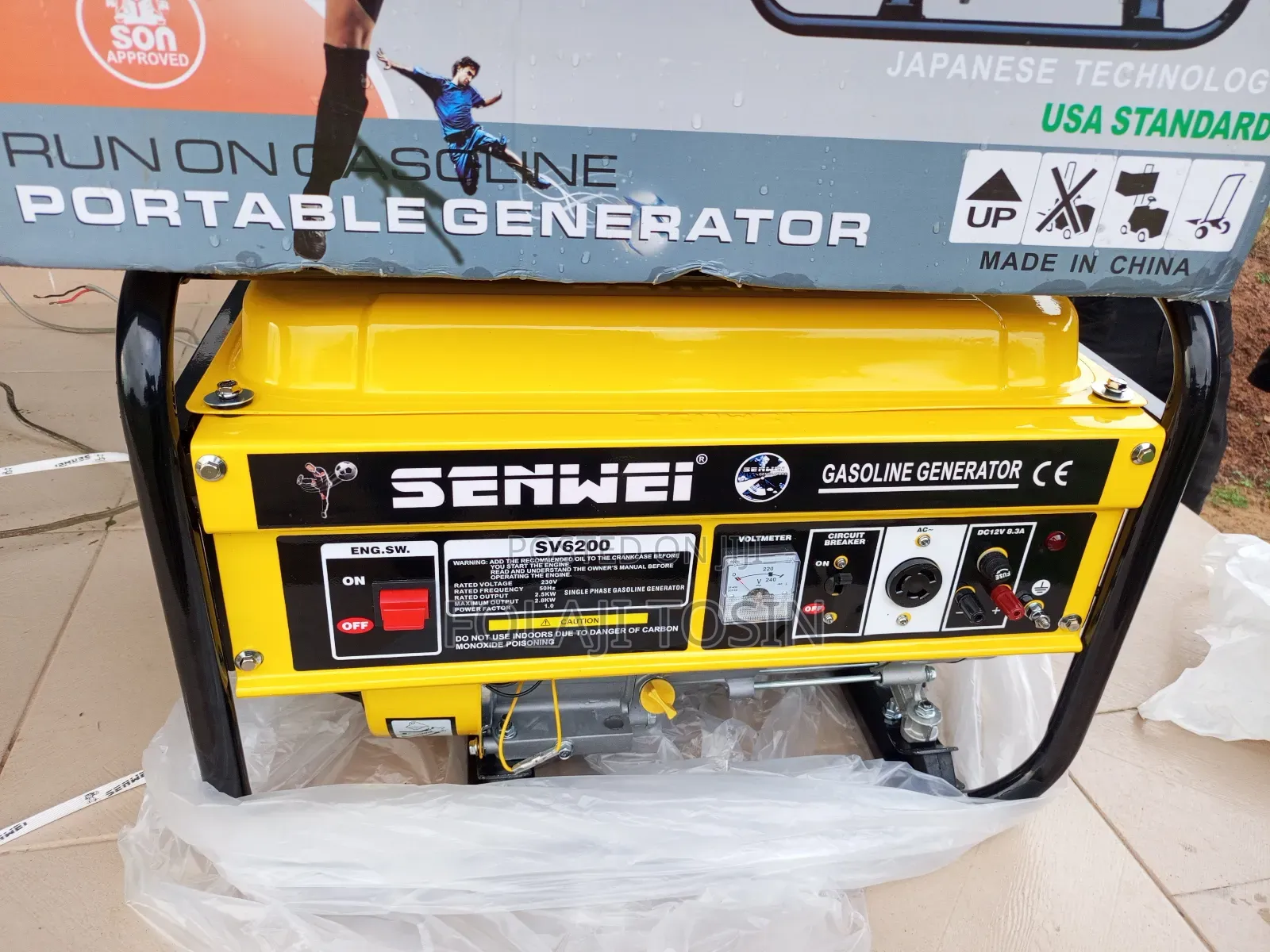 Senwei Sv6200 3.5kva Generator
