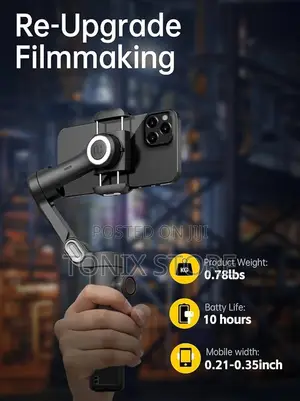 Aochuan Smartphone Gimbal 3-Axis Stabilizer for iPhone Android Fullkit