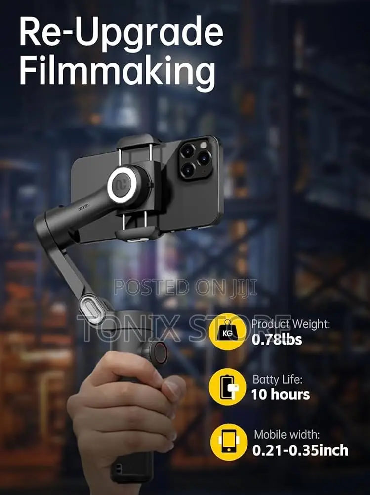 Aochuan Smartphone Gimbal 3-Axis Stabilizer for iPhone Android Fullkit