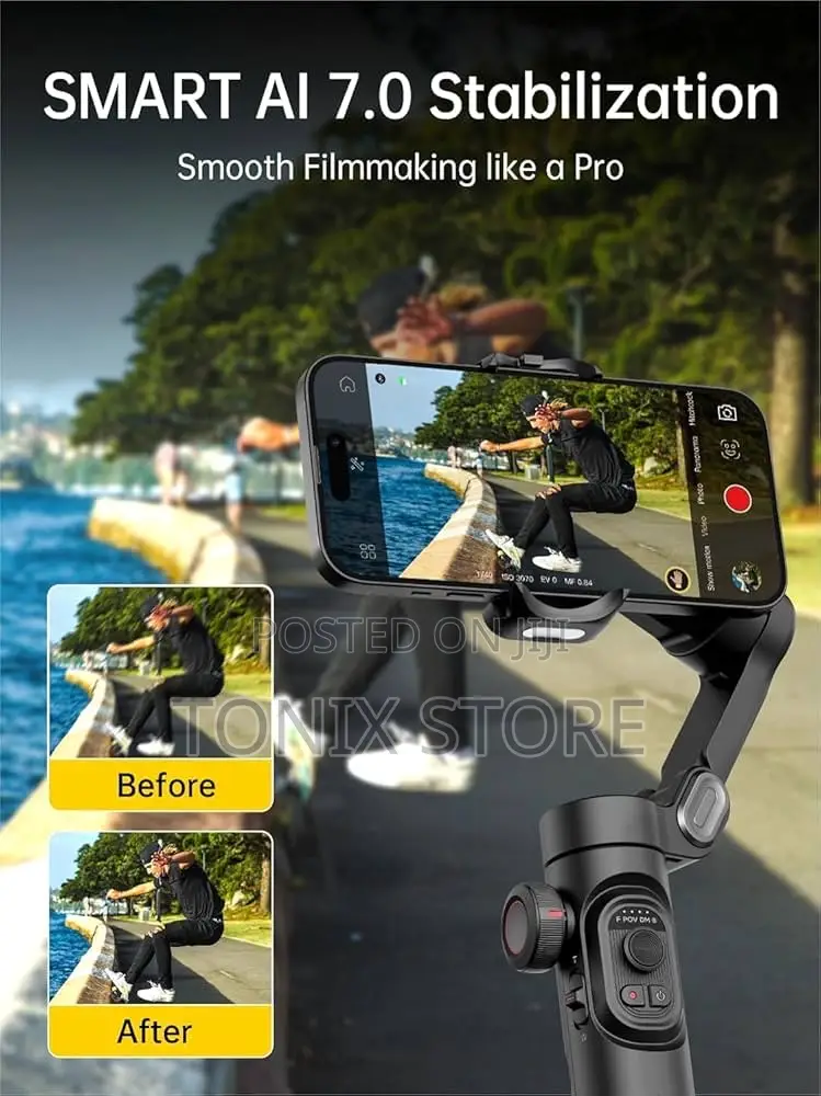 Aochuan Smartphone Gimbal 3-Axis Stabilizer for iPhone Android Fullkit