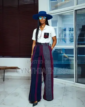 Aso Oke Cargo Trouser