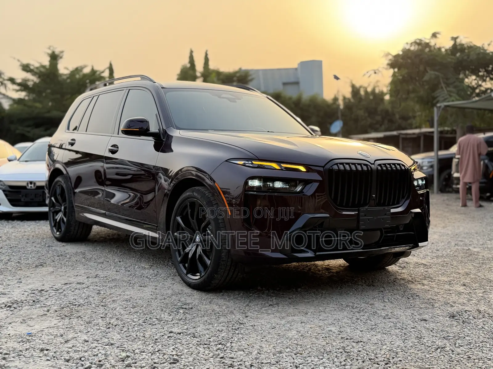 New BMW X7 2025 Burgundy