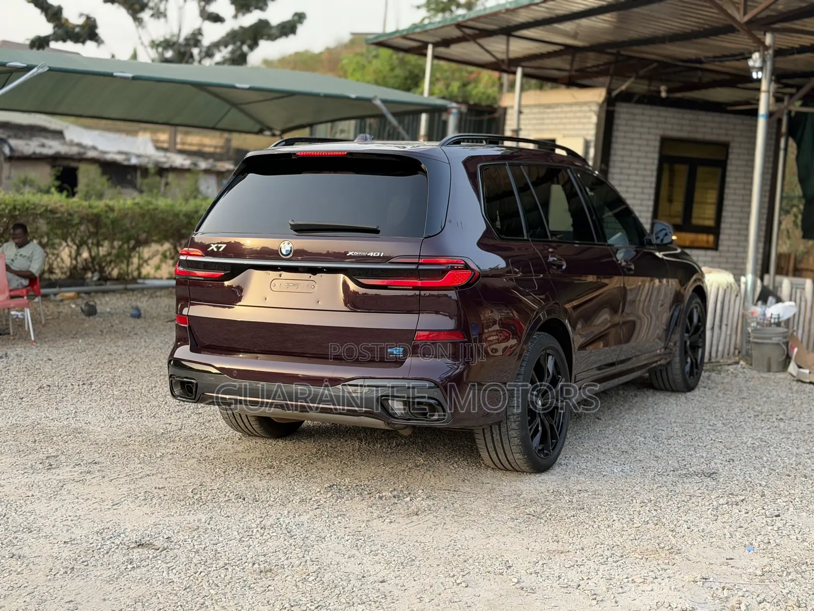 New BMW X7 2025 Burgundy
