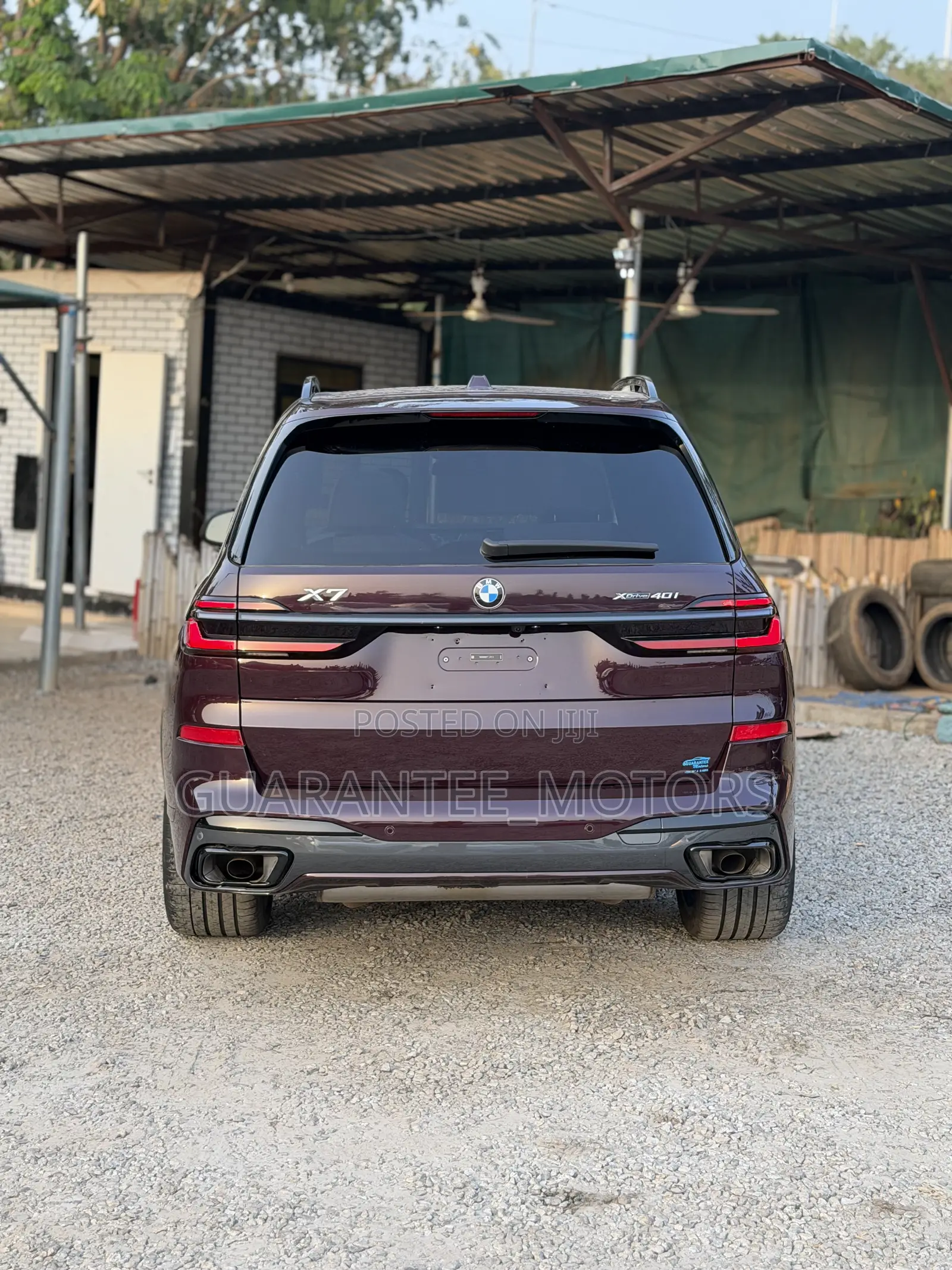 New BMW X7 2025 Burgundy