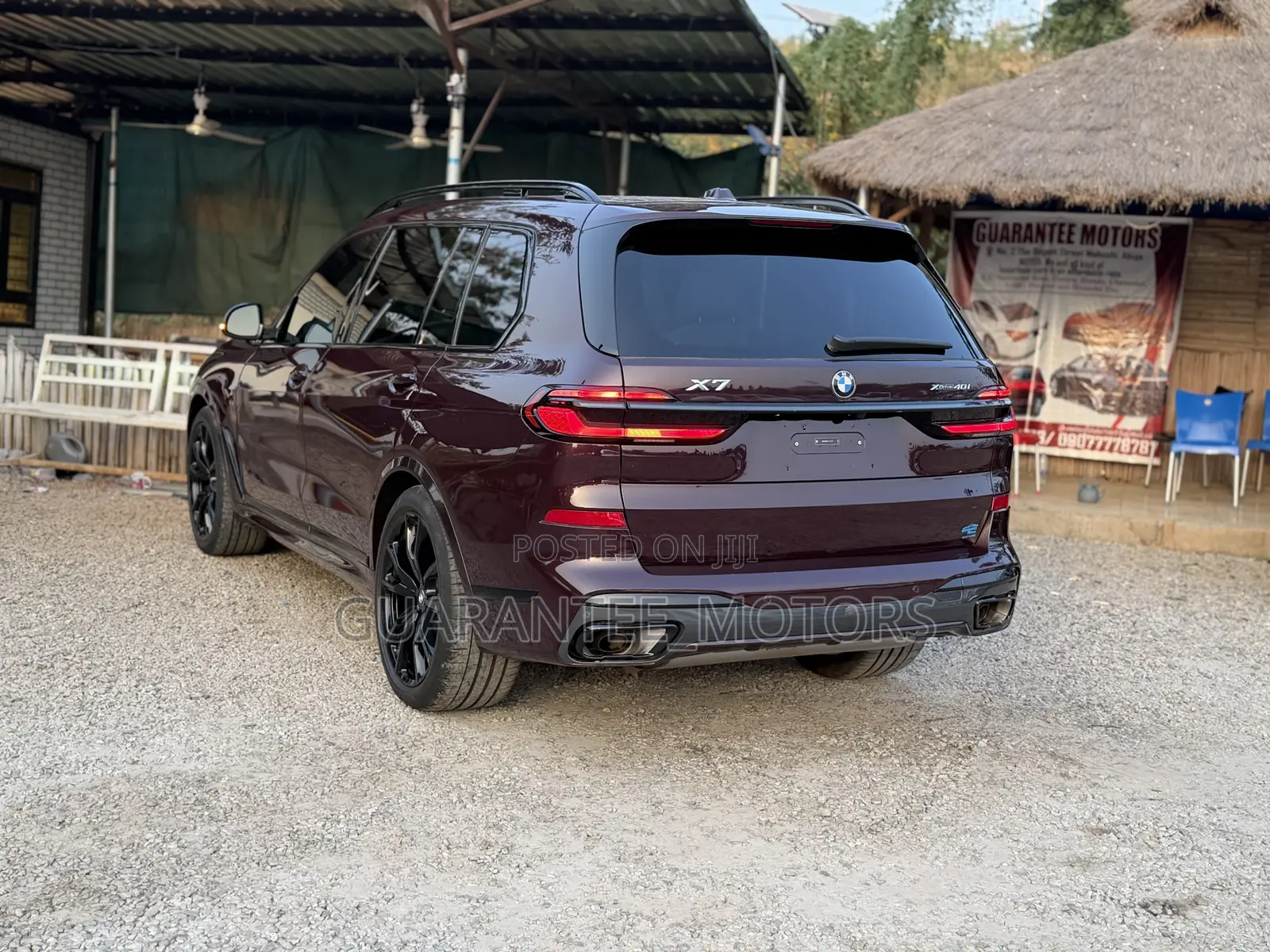 New BMW X7 2025 Burgundy