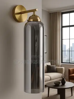 Gold Glass Wall Lamp for Bedside Living Dining Room Corridor Gold