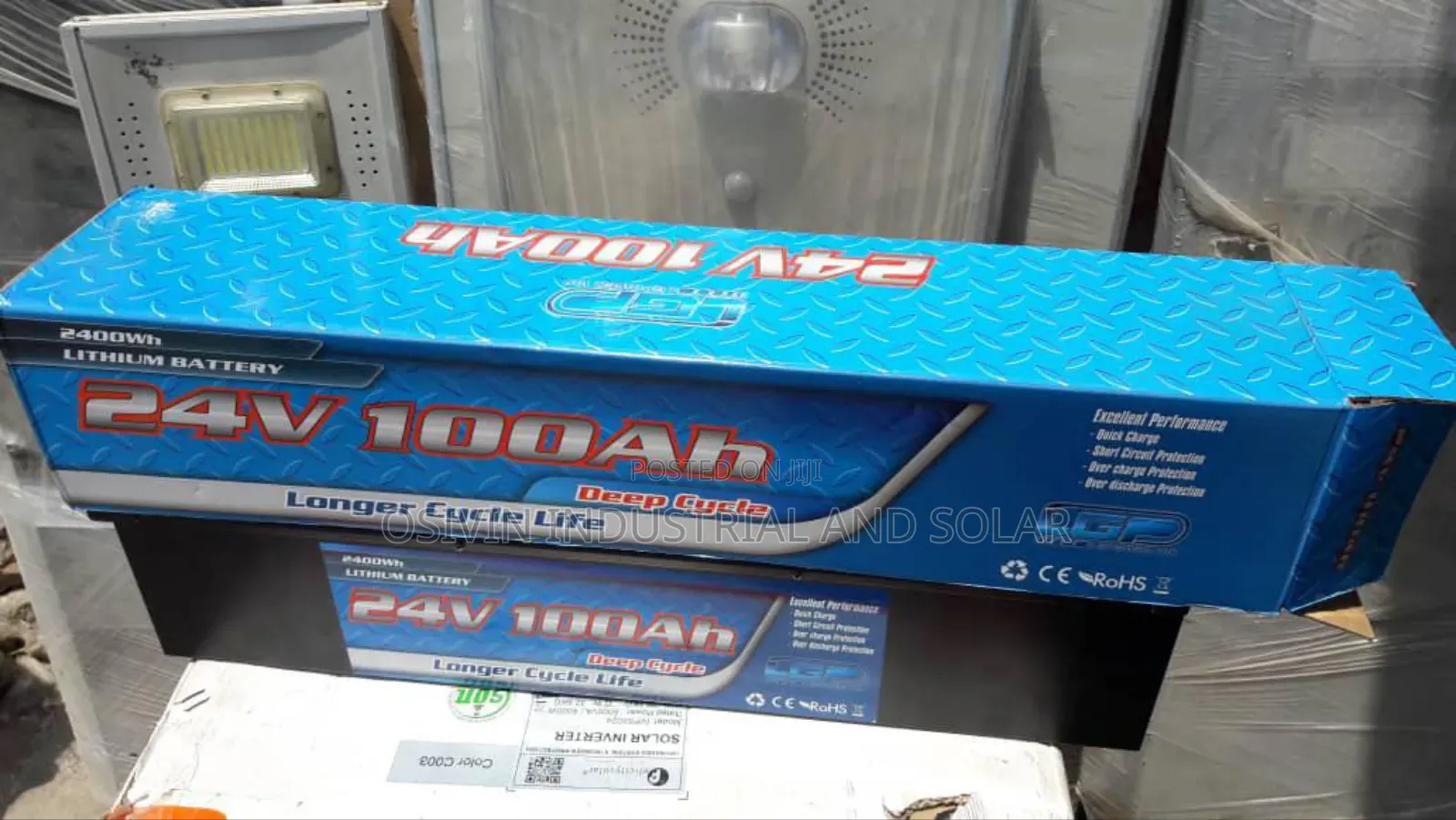 100a 24v Lithium Battery 2400wh