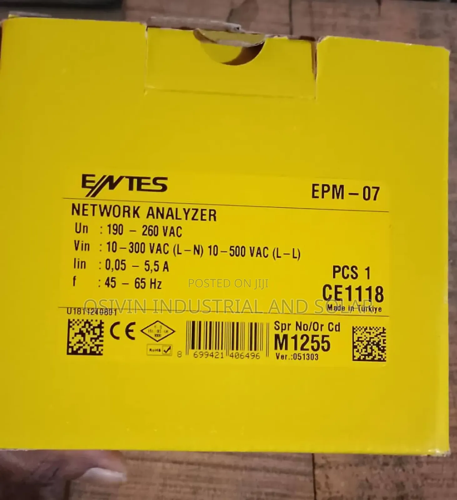 Entes Network Analyzer Multimeter Epm O7