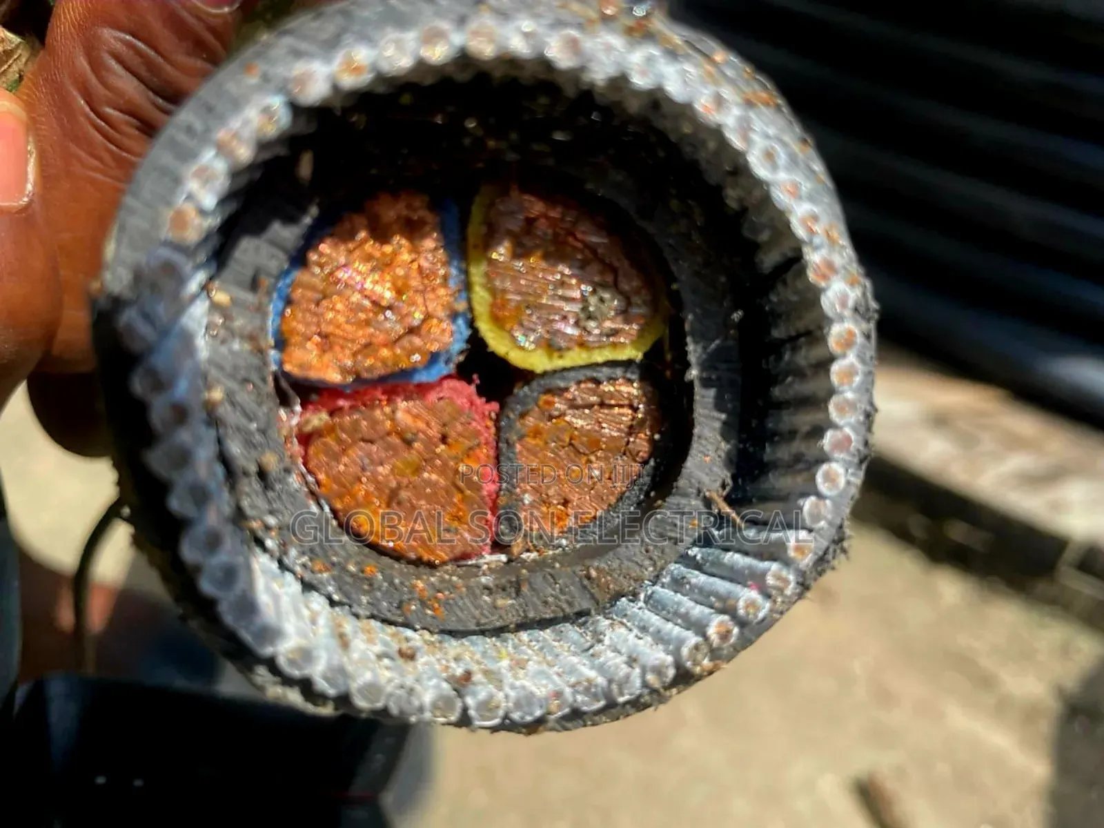 150mm 4core Armoured Cable