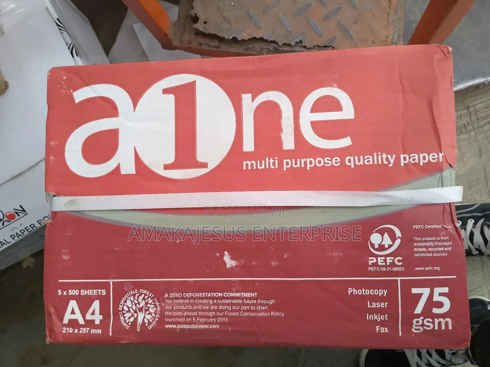 A One A4 Printing Paper -white Sheets, 70g