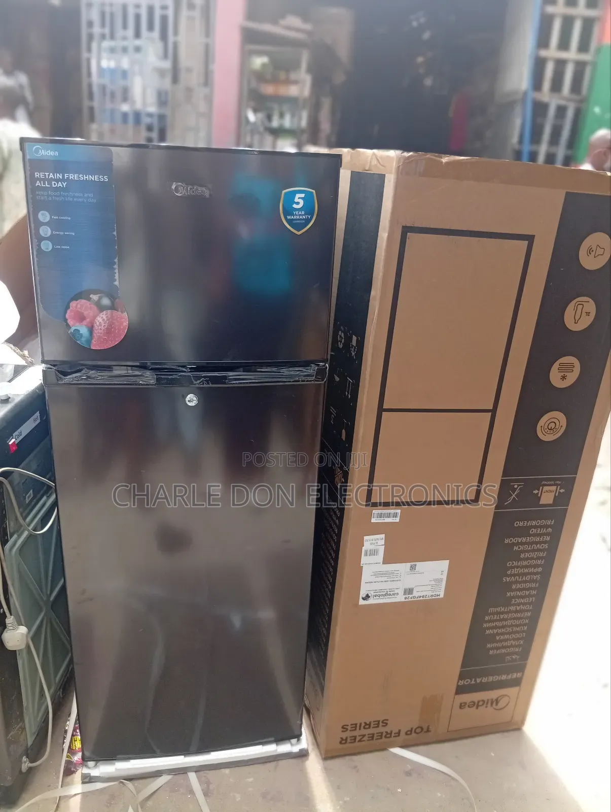 180 Litres Midea Fridge and Freezer