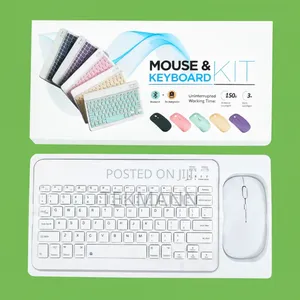 Slim Rechargeable Wireless Keyboard Mouse Combo – Long Battery