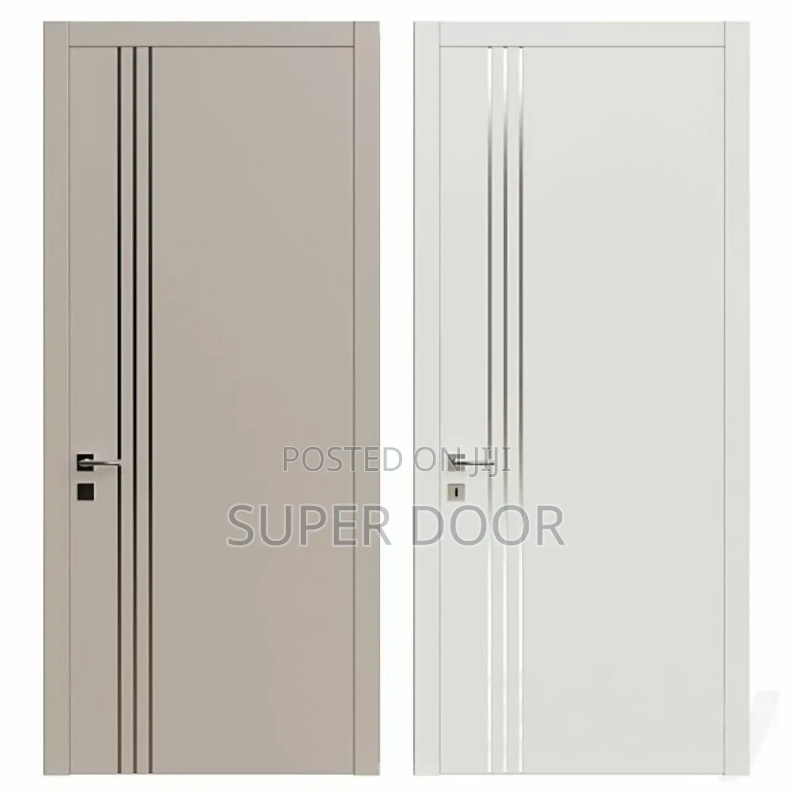 Cappucino HDF Door With Frame Only
