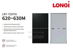 630w Longi Monofacial Solar Panel (Lr6-630m Monocrystalline)