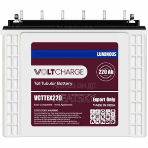 220ah/12v Luminous Voltcharge Tall Tubular Battery (Vcttex220)