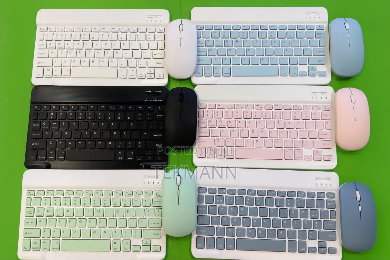 Slim Rechargeable Wireless Keyboard Mouse Combo – Long Battery