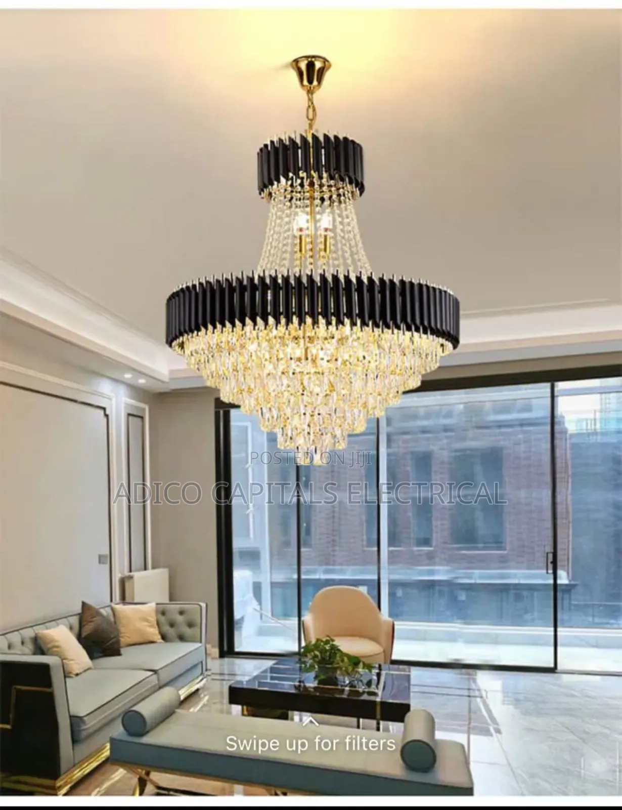 Crystal Led Chandelier by 600mm