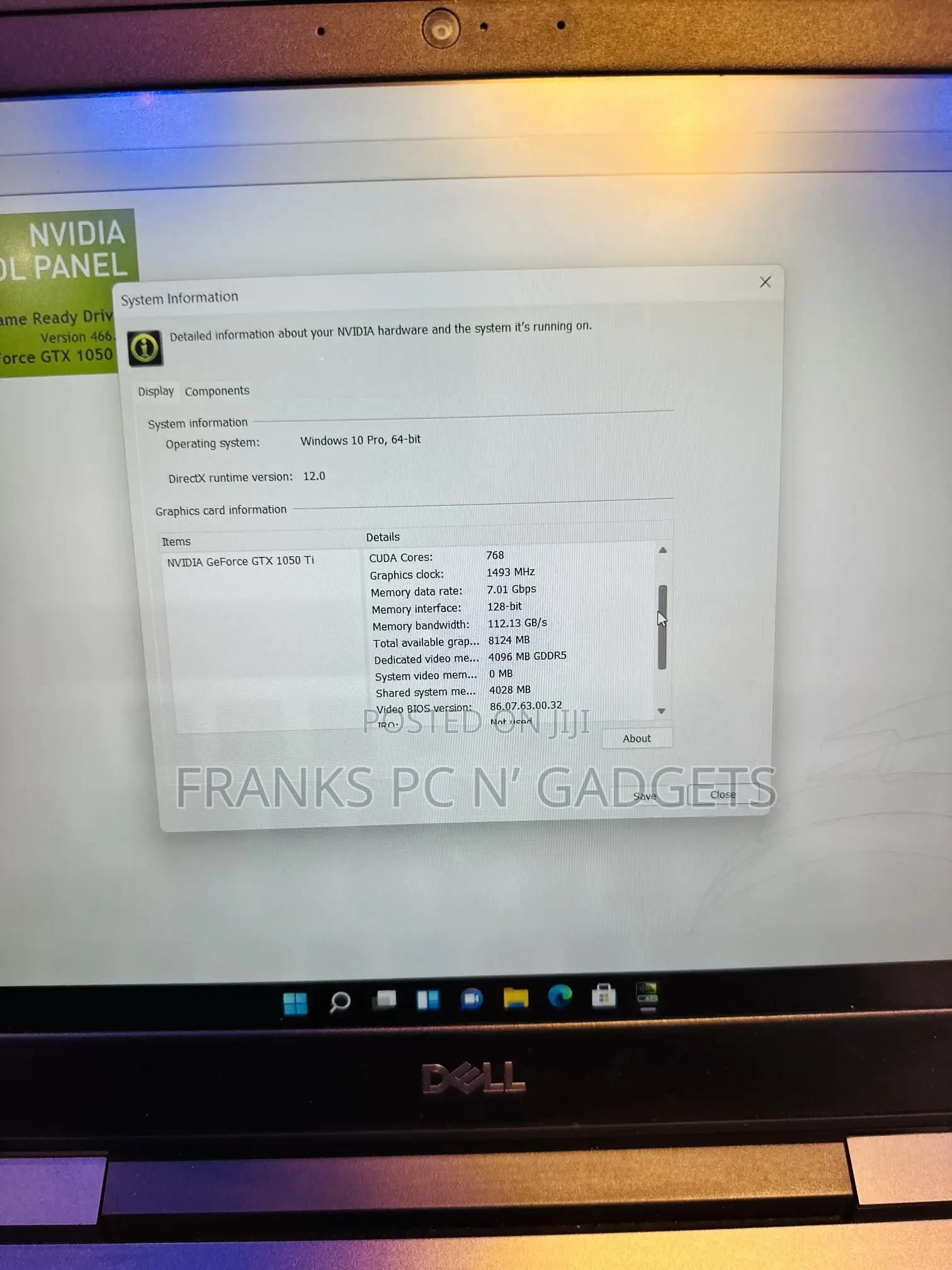Laptop Dell Inspiron 15 8GB Intel Core I7 SSD 512GB