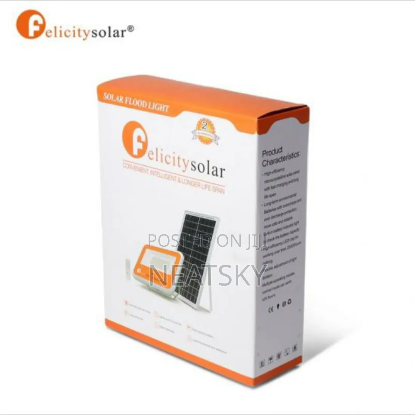 100w Waterproof Solar Flood Light