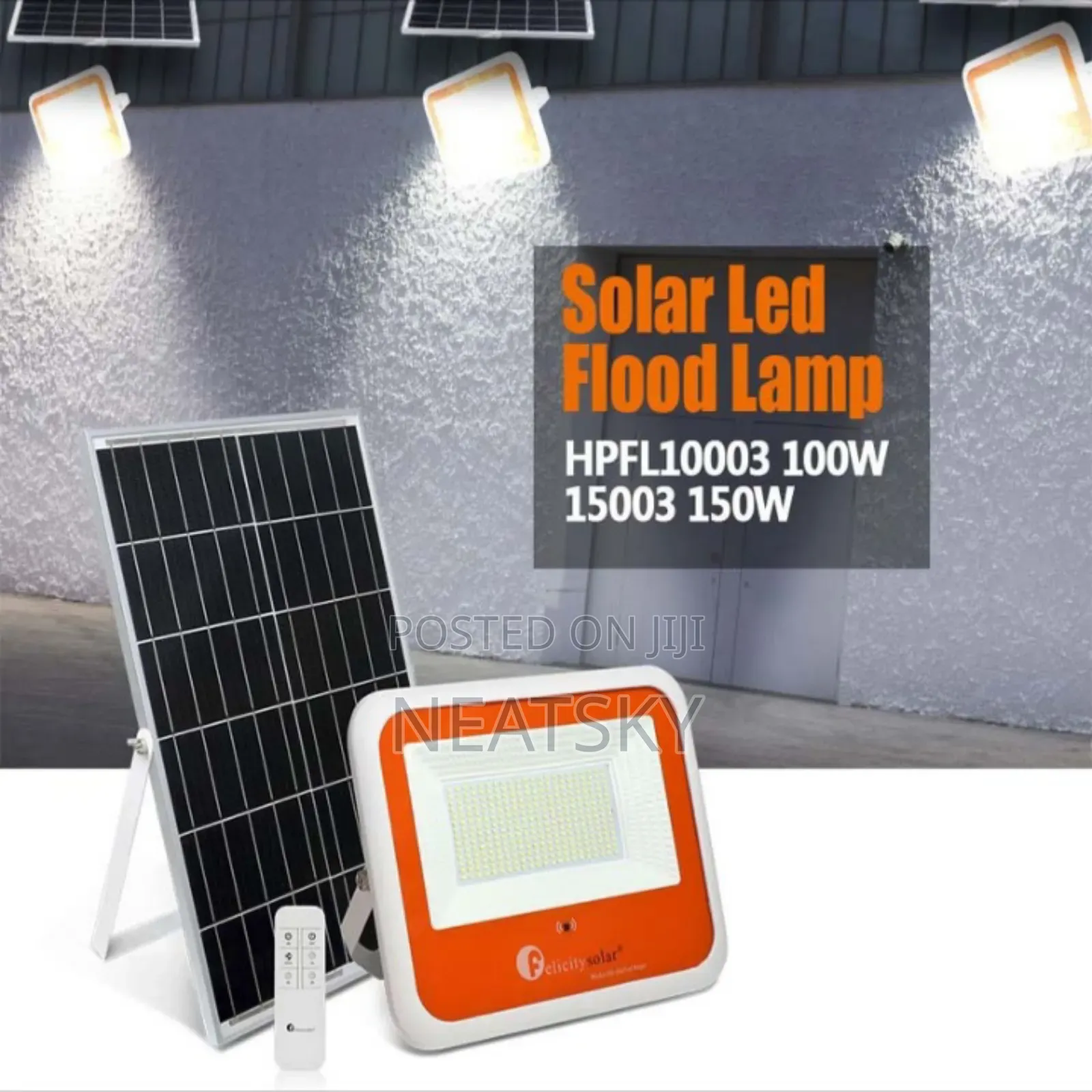 100w Waterproof Solar Flood Light