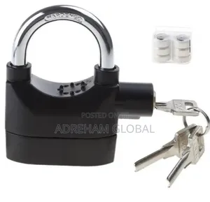 New Built-in Movement Sensor 110db Siren Alarm Anti-Theft Padlock