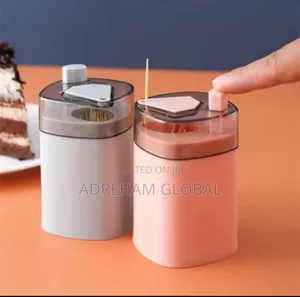 Creative Automatic Toothpick Box, Nordic Home Press Style Bottles Jars