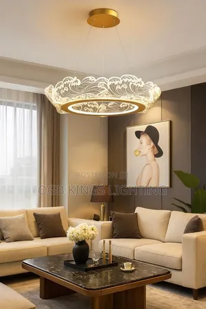 Modern Circular Chandelier Suitable for Kitchen Dining Table Light