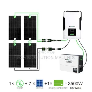 3.5kva With Lithium Ion Battery Solar Solution Package