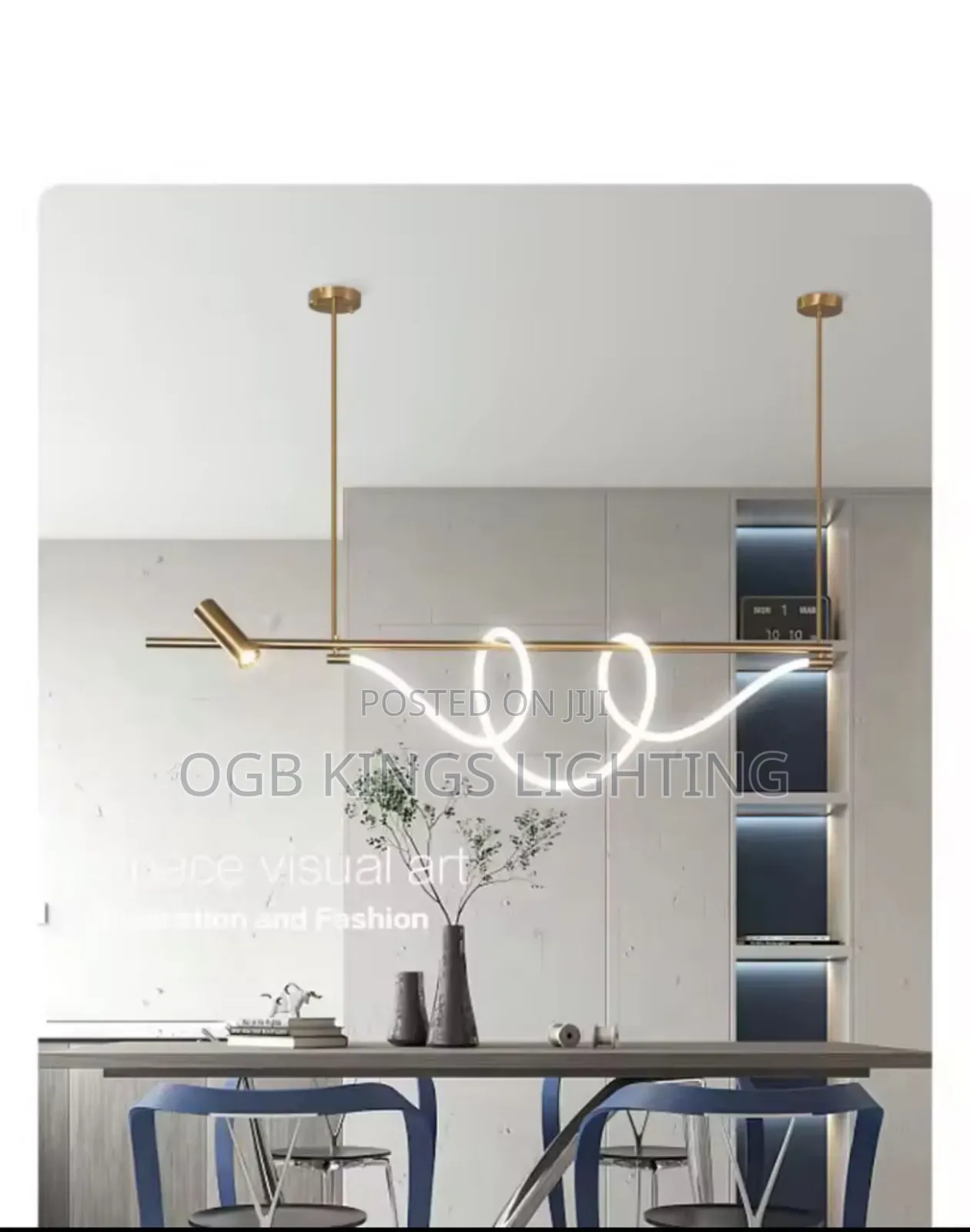 Led Dining Table Light With Adjustable Track Light for Kitchen