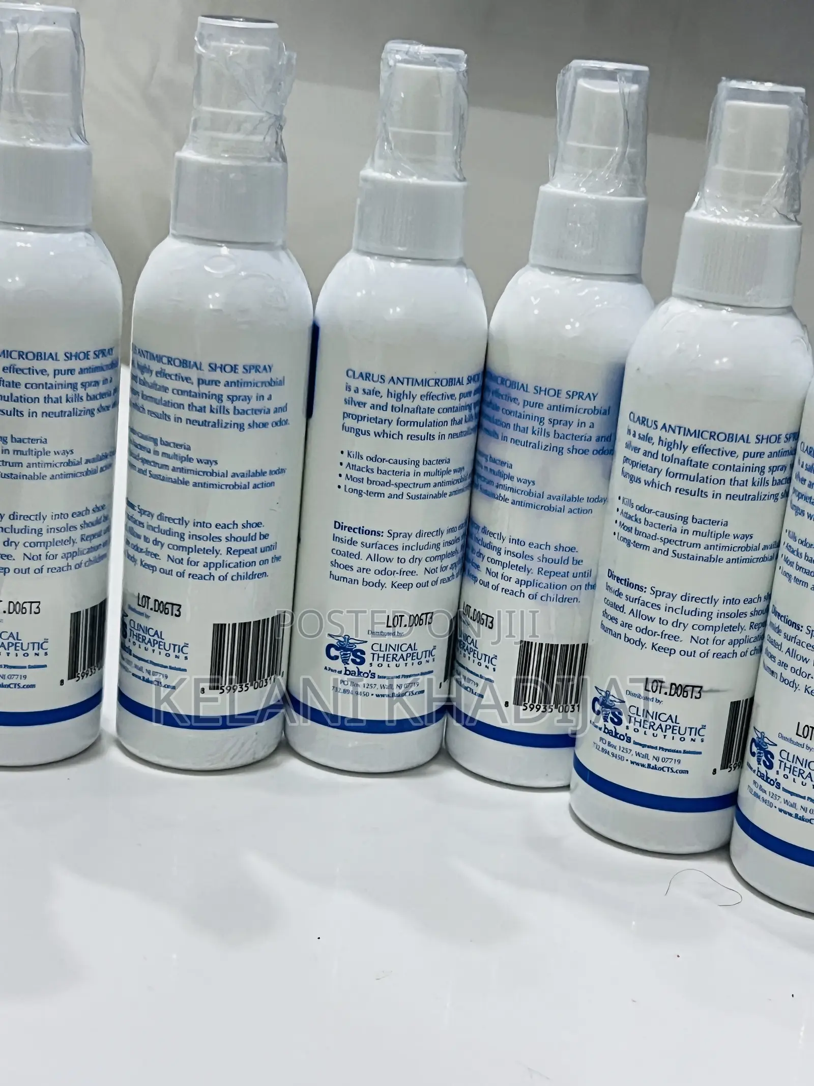 Clarus Antimicrobial Shoe Spray
