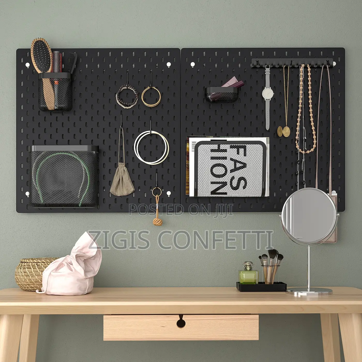 White Peg Board 60*60cm