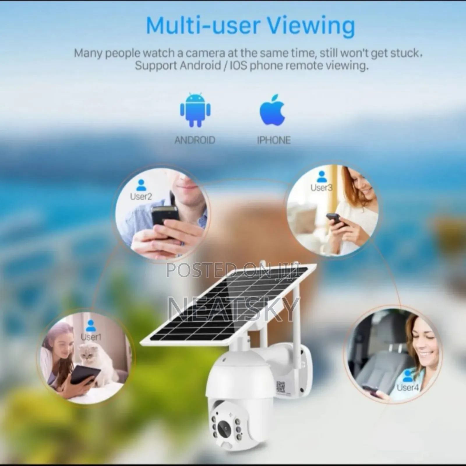 5mp Solar PTZ Camera (S10-4g-5mp)