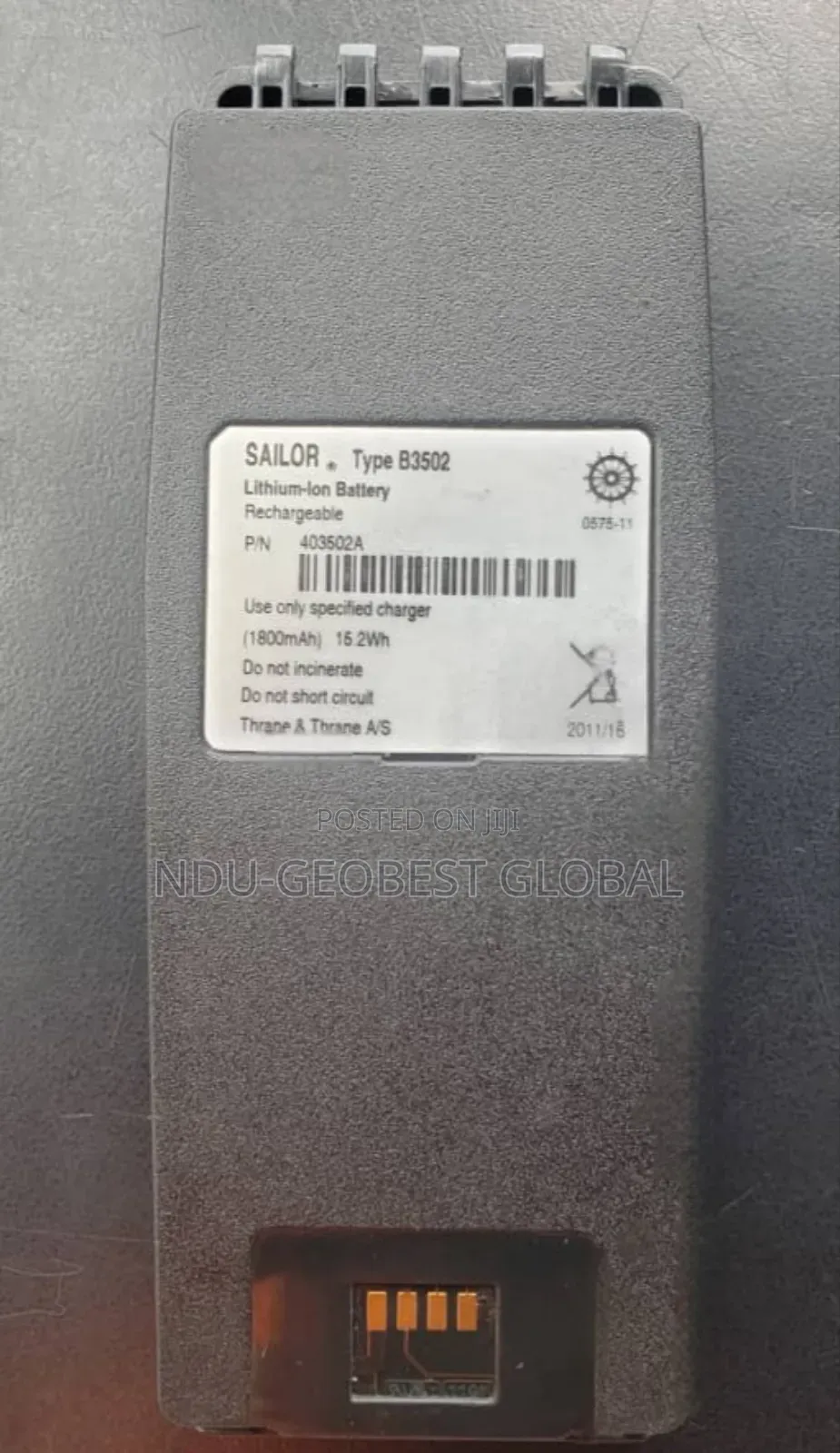 Sailor Type B3501 Lithium Battery