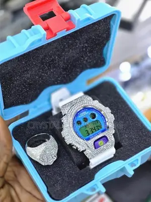 G-Shock Casio Quality Luxury Men Iced Face Water Resistant Wristwatch