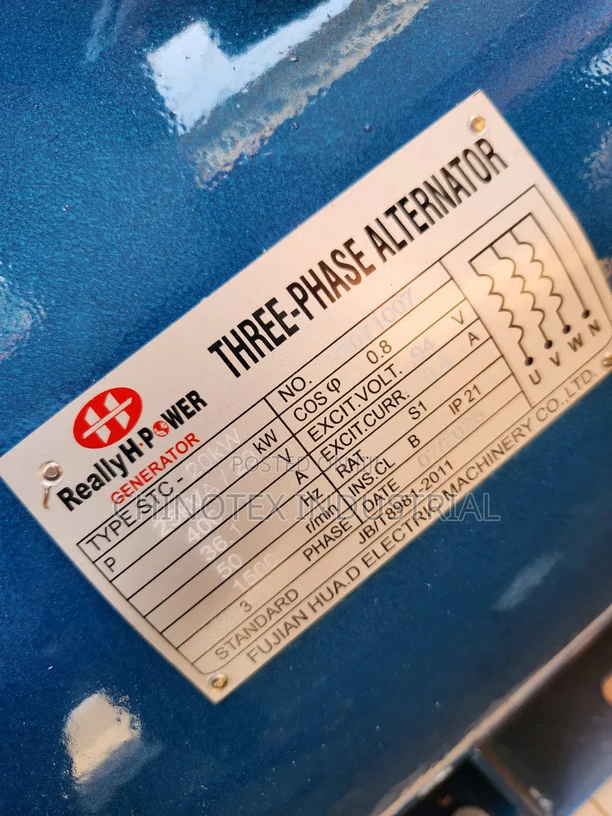 25kva Three Phase Alternator Coil 100% Copper