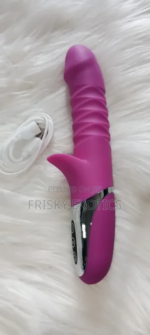 Rechargeable Rabbit Thrusting Vibrator