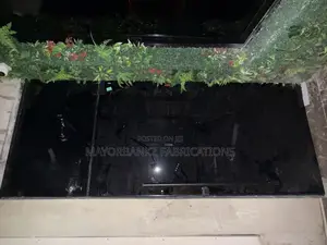 Dark Gray Glass Doors