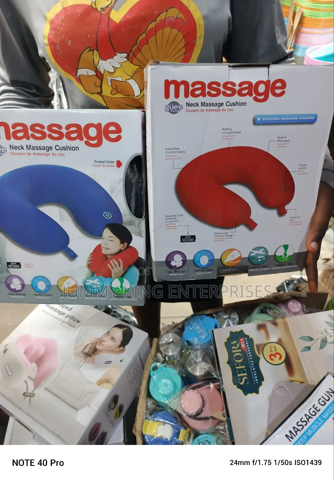 Portable Neck Massage Pillow