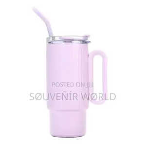 Hydrasiptm 40oz Ridged Insulated Tumbler With Handle Straw