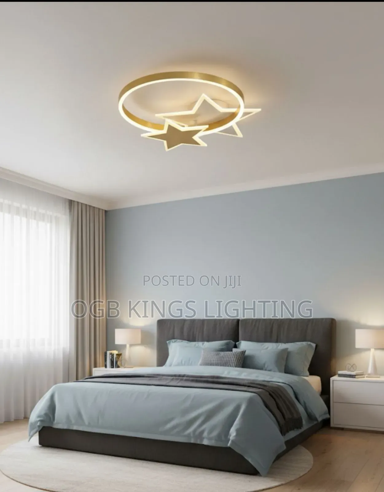 Modern Led Bedroom Ceiling Lamp Kids Study Room Acrylic Panel Ceiling