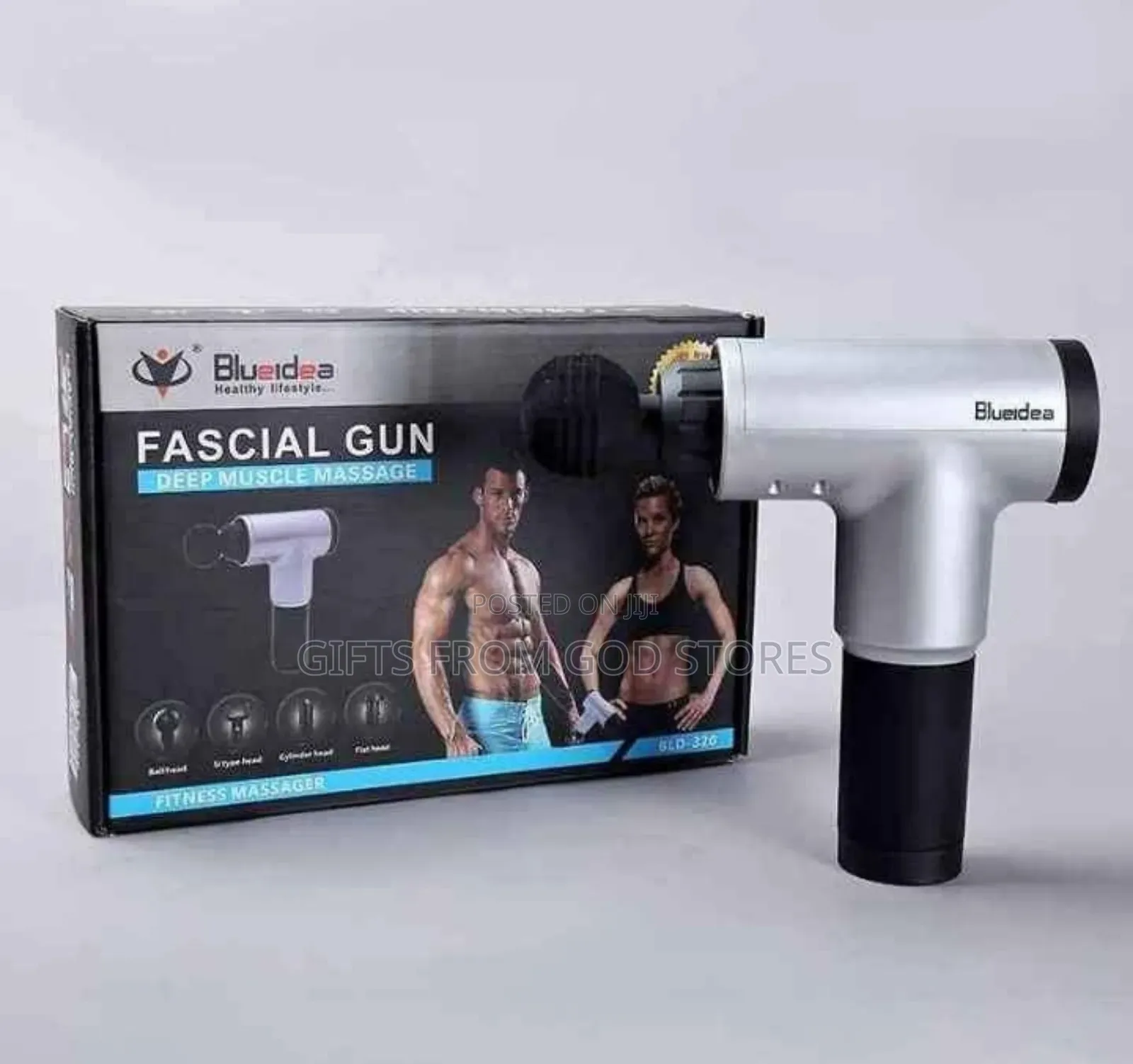 Blue Idea Gun Massager