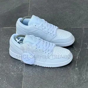 Nike Air Jordan 1 Low Triple White Available in Size 38-48