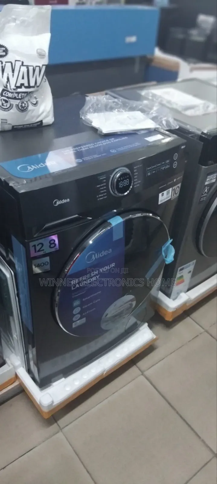 Midea 12kg Front Loader Automatic Washing Machine Wash And Spin