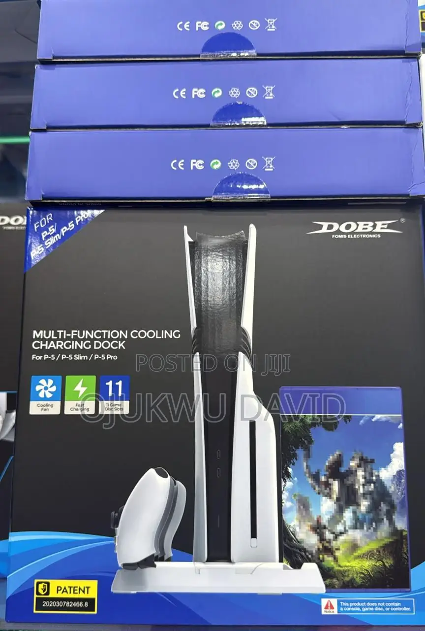 Ps5 Multi-Function Cooling Charging Dock