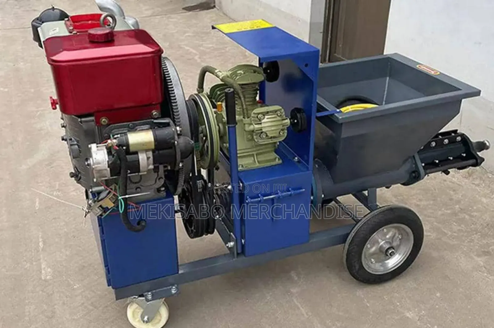 Wall Cement Plastering Mortar Spraying Machine