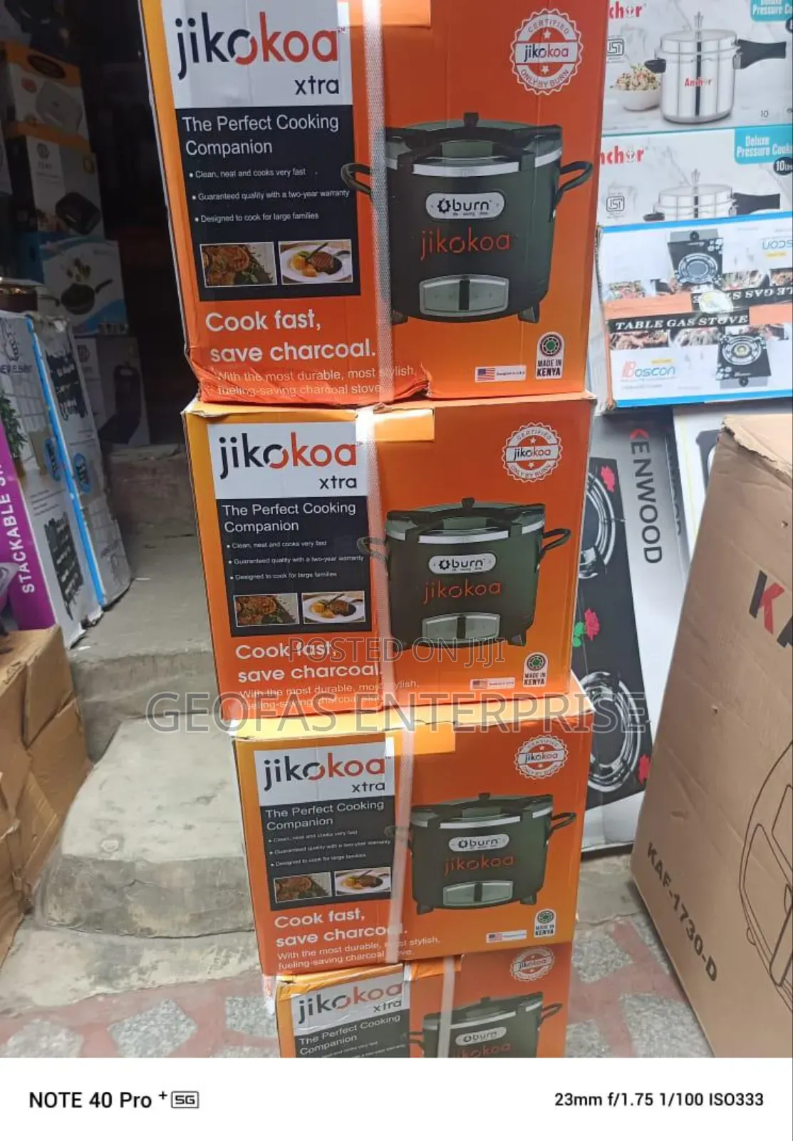 Jikokoa Charcoal Cooking Stove -- Small Medium Size