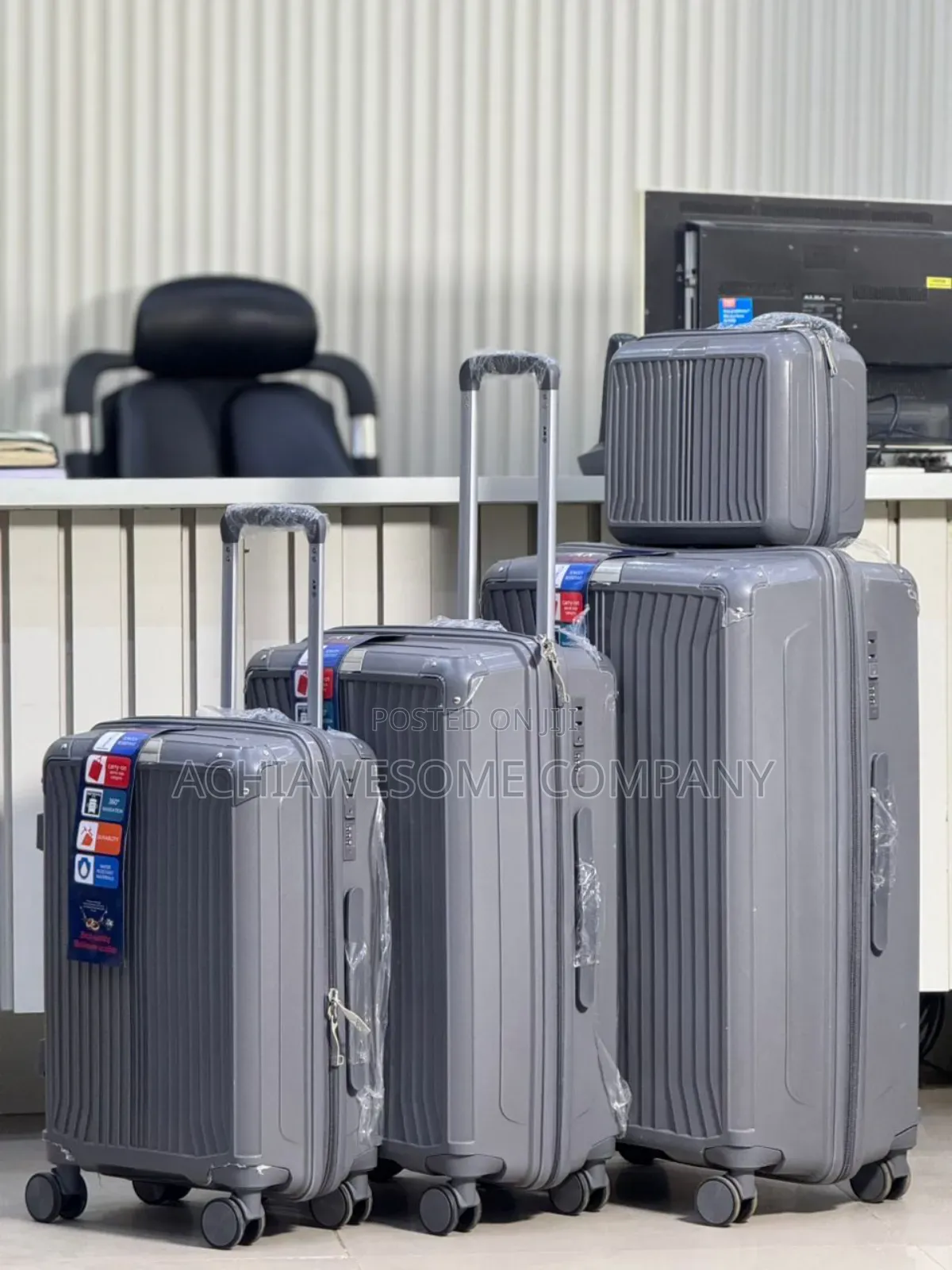 Set Of Unbreakable Rubber Luggage