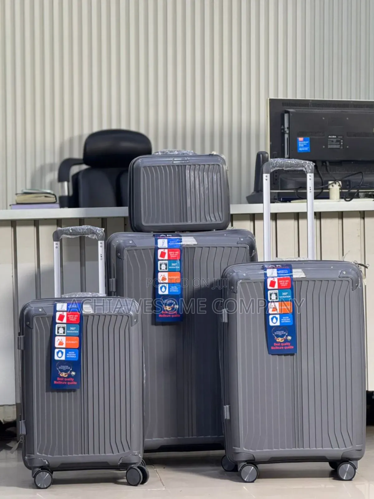 Set Of Unbreakable Rubber Luggage