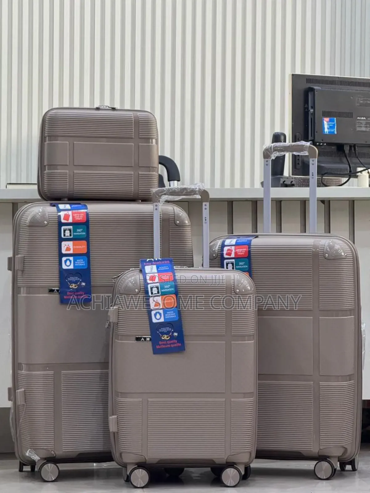 Set Of Unbreakable Rubber Luggage Big Range