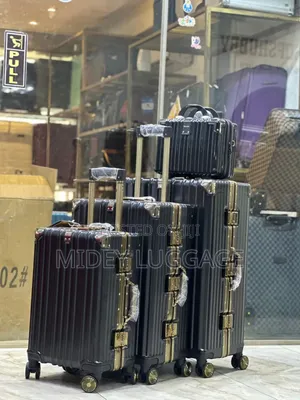 Set of 4 Aluminum Luggage Boxes